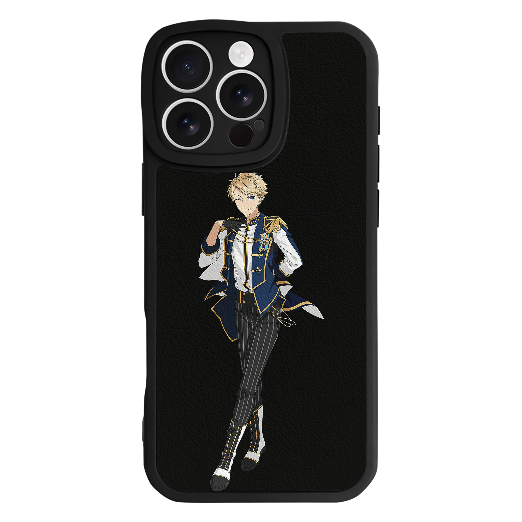 （画像用） あんさんぶるスターズ! Ensemble Stars 【iPhone 16シリーズ対応】シリコンスマホケース（レザー調） 材質：シリコン